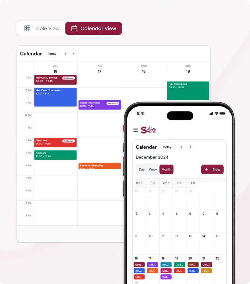 Availability Calendars