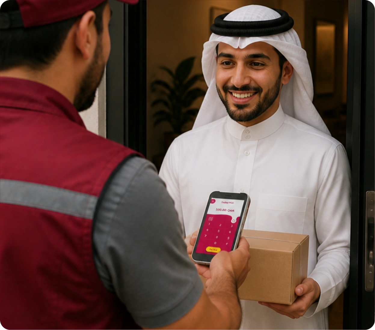 SADAD GO doorstep payment
