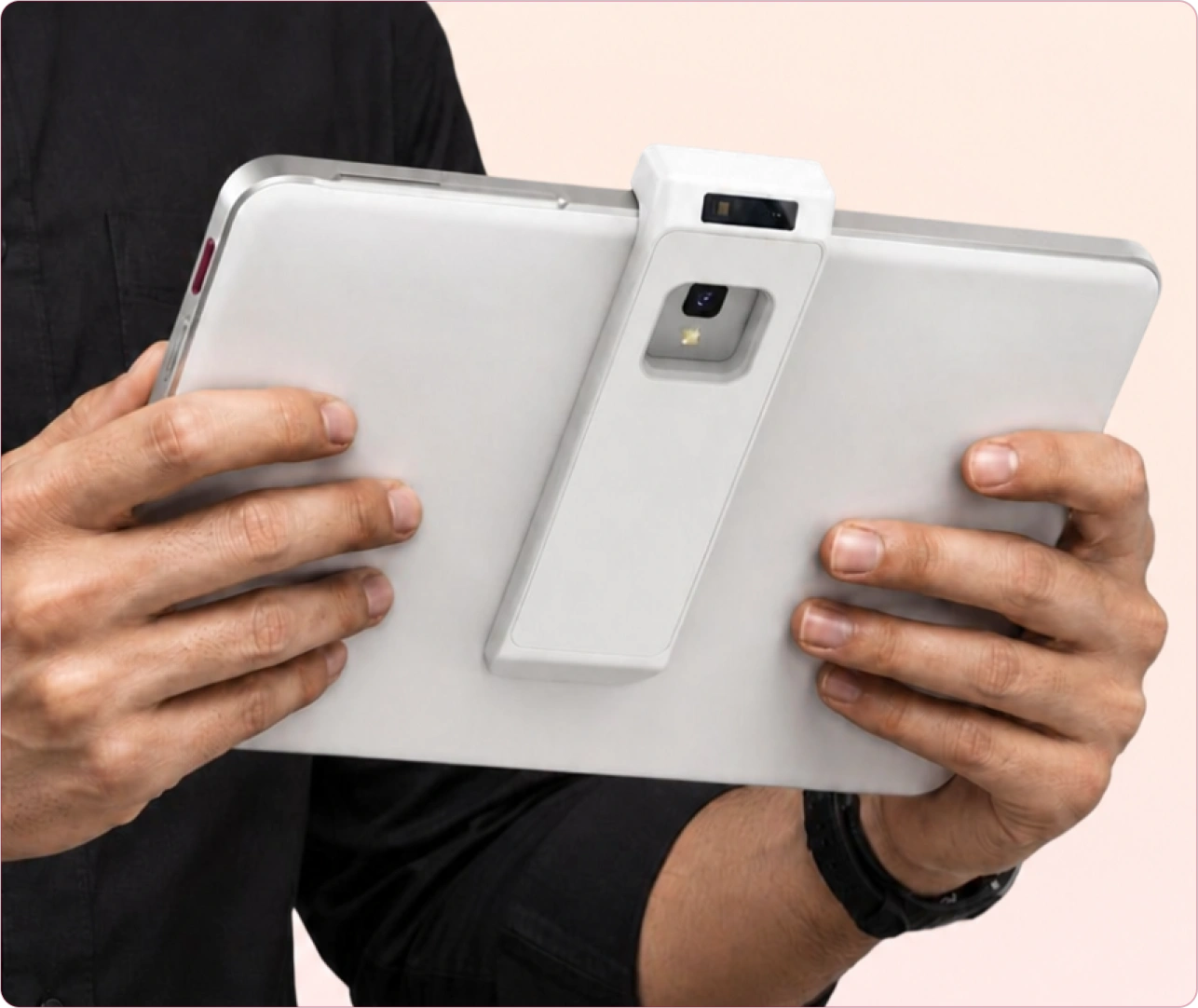 SADAD TAB pogo-pin add-on scanner module